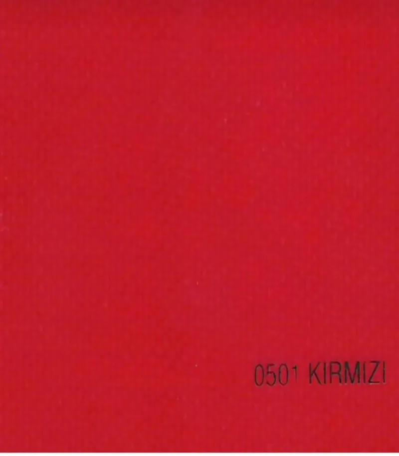 1100 Kalite Polyester Branda Pvc Su Geçirmez 150 Cm X 3M KIRMIZI