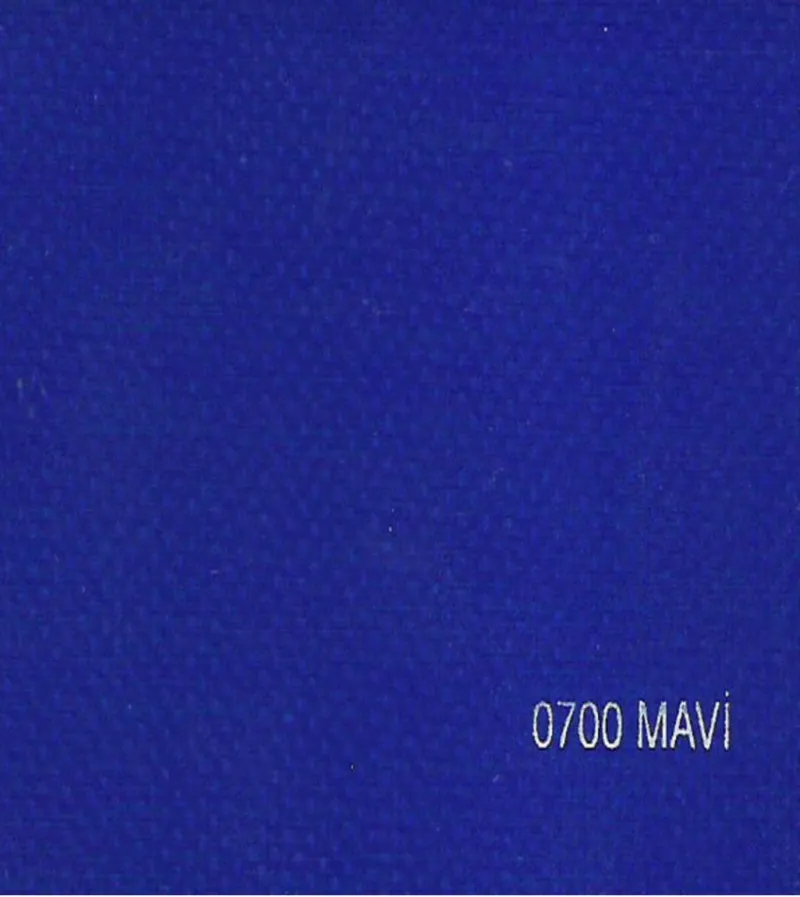 1100 Kalite Polyester Branda Pvc Su Geçirmez 150 Cm X 3 M Mavi