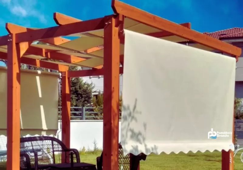 BALKON STOR PERDE MEKANİZMALI-SU GEÇİRMEZ 300 X 210
