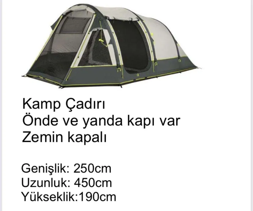 ŞİŞME KAMP ÇADIRI PRO 2014-(X5)